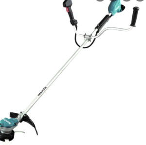 Udlejnings af busk rydder Makita, stor buskrydder med 2 stk. 18 volt batterier. dur368az. Udlejes.