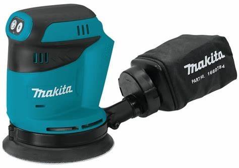 Leje af Makita Excentersliber DBO180Z  m batt/lader.